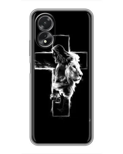 Чехол для OPPO A38 с картинкой «Сияющий крест Jesus» Чехол для OPPO A38 с картинкой «Сияющий крест Jesus»