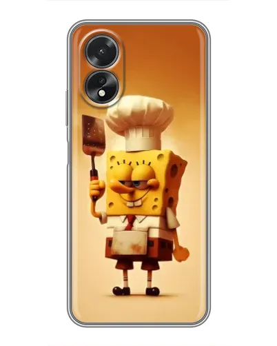 Чохол для OPPO A38 з картинкою «Губка Боб кухар» Чохол для OPPO A38 з картинкою «Губка Боб кухар»
