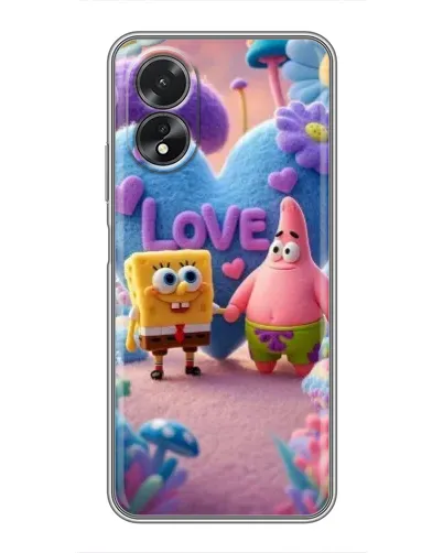 Чохол для OPPO A38 з картинкою «Губка Боб Патрік» Чохол для OPPO A38 з картинкою «Губка Боб Патрік»