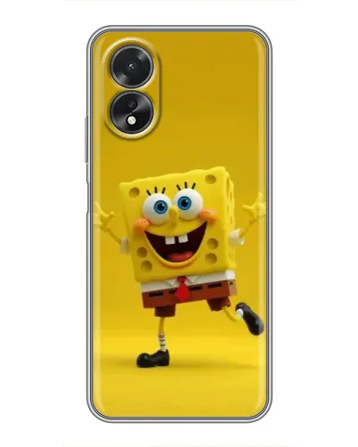 Чохол для OPPO A38 з картинкою «Позитивний Губка Боб» Чохол для OPPO A38 з картинкою «Позитивний Губка Боб»