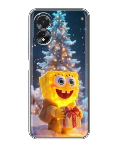 Чохол для OPPO A38 з картинкою «Різдвяний Спанч Боб» Чохол для OPPO A38 з картинкою «Різдвяний Спанч Боб»