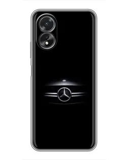 Чохол для OPPO A38 з картинкою «Mercedes — абстрактні лінії»
