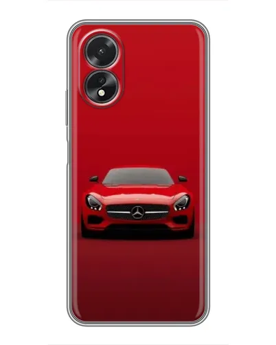 Чохол для OPPO A38 з картинкою «Червоний Mercedes AMG»