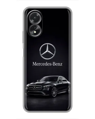 Чохол для OPPO A38 з картинкою «Mercedes — решітка радіатора»