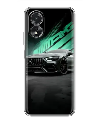 Чохол для OPPO A38 з картинкою «Темний Mercedes AMG»