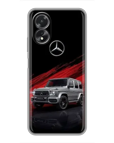 Чохол для OPPO A38 з картинкою «Mercedes G-Class червоний»