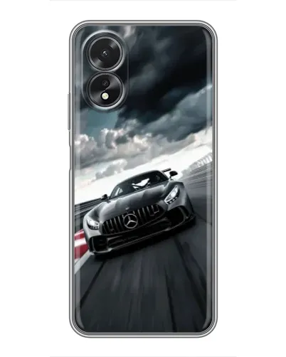 Чохол для OPPO A38 з картинкою «Гоночний Mercedes AMG»