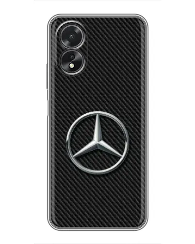 Чохол для OPPO A38 з картинкою «Карбоновий Mercedes стиль» Чохол для OPPO A38 з картинкою «Карбоновий Mercedes стиль»