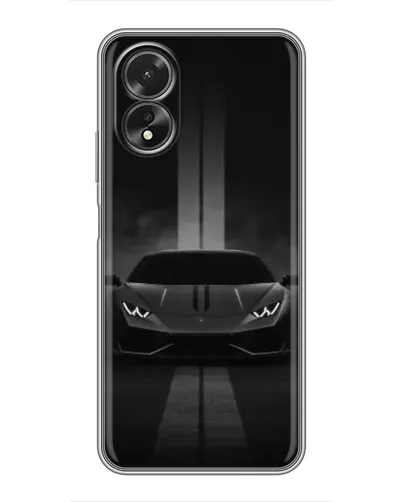 Чехол для OPPO A38 с картинкой «Lamborghini симметрия дорог»