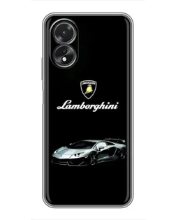 Чехол для OPPO A38 с картинкой «Логотип Lamborghini классика» Чехол для OPPO A38 с картинкой «Логотип Lamborghini классика»