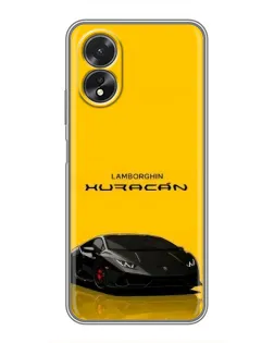 Чехол для OPPO A38 с картинкой «Lamborghini Huracan черный» Чехол для OPPO A38 с картинкой «Lamborghini Huracan черный»