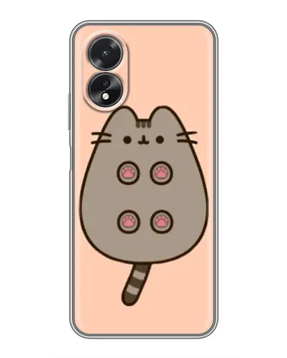 Чехол для OPPO A38 с картинкой «Пушин пузиком кверху» Чехол для OPPO A38 с картинкой «Пушин пузиком кверху»