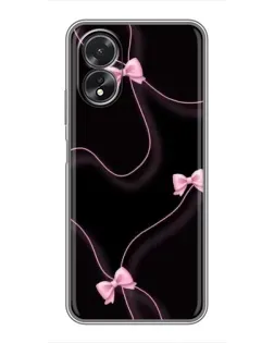 Чохол для OPPO A38 з картинкою «Рожеві стрічки»