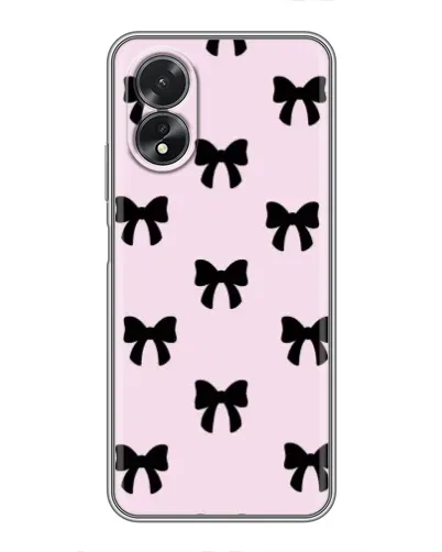 Чохол для OPPO A38 з картинкою «Чорні банти Coquette» Чохол для OPPO A38 з картинкою «Чорні банти Coquette»
