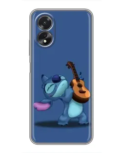 Чохол для OPPO A38 з картинкою «Стіч з укулеле»