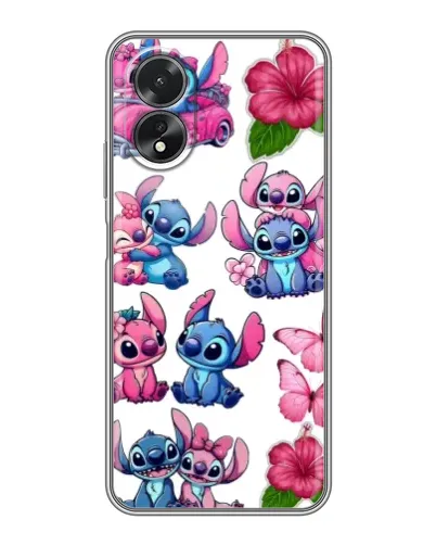 Чохол для OPPO A38 з картинкою «Стікери Stitch та Angel» Чохол для OPPO A38 з картинкою «Стікери Stitch та Angel»
