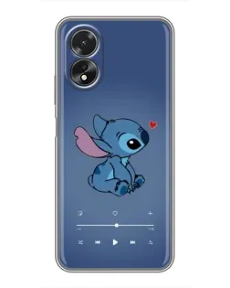 Чохол для OPPO A38 з картинкою «Музичний Stitch»