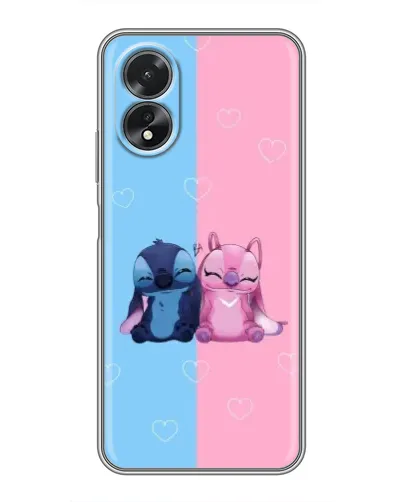 Чохол для OPPO A38 з картинкою «Stitch та Angel Love» Чохол для OPPO A38 з картинкою «Stitch та Angel Love»