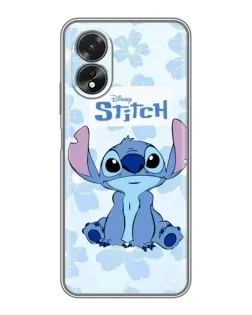 Чохол для OPPO A38 з картинкою «Stitch серед квітів»