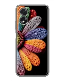 Чохол для OPPO A38 з картинкою «Райдужна квітка» Чохол для OPPO A38 з картинкою «Райдужна квітка»