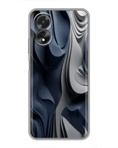 Чохол для OPPO A38 з картинкою «Об'ємні сині складки» Чохол для OPPO A38 з картинкою «Об'ємні сині складки»