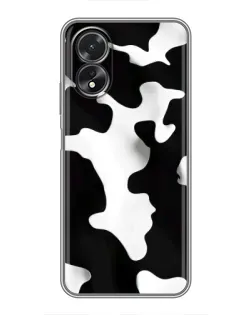 Чохол для OPPO A38 з картинкою «Чорно-біла пляма»