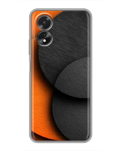 Чохол для OPPO A38 з картинкою «Геометрія помаранчевих кіл» Чохол для OPPO A38 з картинкою «Геометрія помаранчевих кіл»