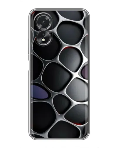 Чохол для OPPO A38 з картинкою «Об'ємна темна решітка» Чохол для OPPO A38 з картинкою «Об'ємна темна решітка»
