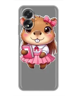 Чохол для OPPO A38 з картинкою «Дівчинка капібара» Чохол для OPPO A38 з картинкою «Дівчинка капібара»