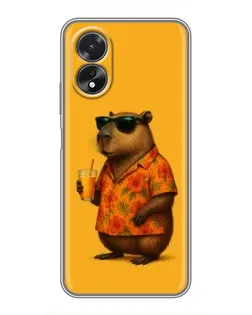 Чохол для OPPO A38 з картинкою «Капібара на відпочинку» Чохол для OPPO A38 з картинкою «Капібара на відпочинку»