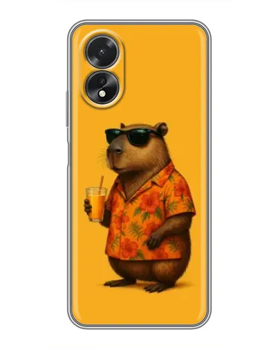 Чохол для OPPO A38 з картинкою «Капібара на відпочинку» Чохол для OPPO A38 з картинкою «Капібара на відпочинку»