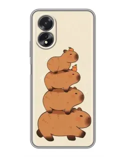 Чохол для OPPO A38 з картинкою «Вежа з капібар» Чохол для OPPO A38 з картинкою «Вежа з капібар»