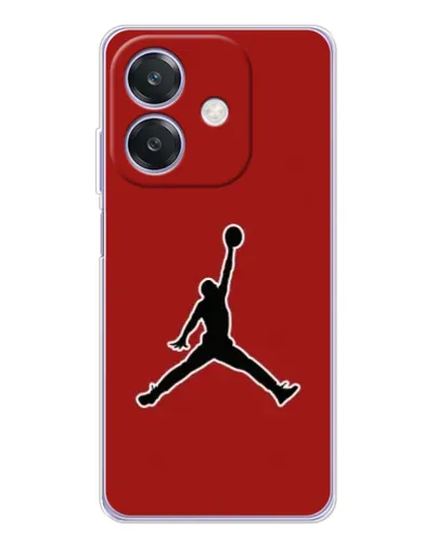 Чохол для OPPO A3x з картинкою «Jordan Red Back» Чохол для OPPO A3x з картинкою «Jordan Red Back»