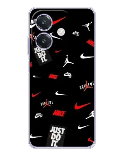 Чохол для OPPO A3x з картинкою «Nike Mix Pattern» Чохол для OPPO A3x з картинкою «Nike Mix Pattern»