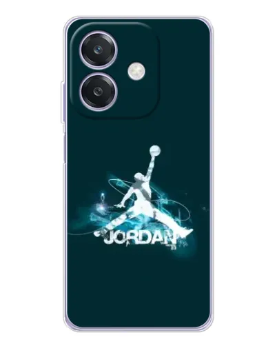 Чохол для OPPO A3x з картинкою «Jordan Blue Fire» Чохол для OPPO A3x з картинкою «Jordan Blue Fire»