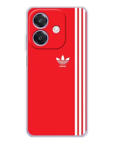 Чохол для OPPO A3x з картинкою «Червоний мінімалізм Adidas» Чохол для OPPO A3x з картинкою «Червоний мінімалізм Adidas»