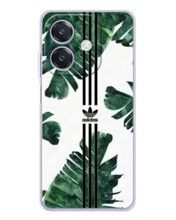 Чохол для OPPO A3x з картинкою «Пальмове листя адідас»