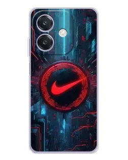 Чохол для OPPO A3x з картинкою «Техногенний стиль Nike»