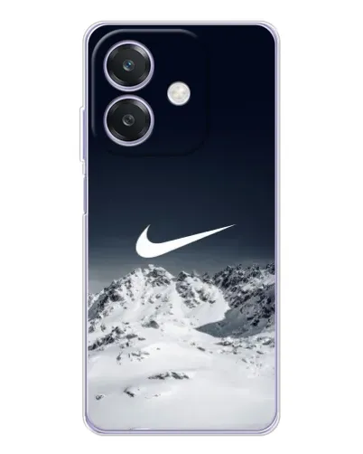 Чохол для OPPO A3x з картинкою «Nike — зимові гори» Чохол для OPPO A3x з картинкою «Nike — зимові гори»