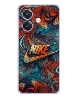 Чохол для OPPO A3x з картинкою «Nike в абстракції»