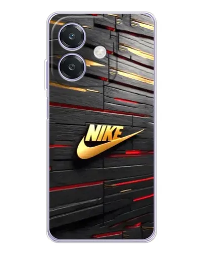 Чохол для OPPO A3x з картинкою «Золотий Nike на металі» Чохол для OPPO A3x з картинкою «Золотий Nike на металі»