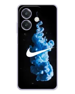 Чохол для OPPO A3x з картинкою «Nike та синій дим»