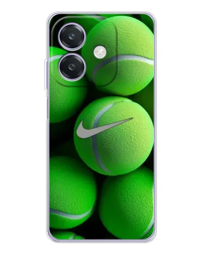 Чохол для OPPO A3x з картинкою «Тенісні м'ячі Найк» Чохол для OPPO A3x з картинкою «Тенісні м'ячі Найк»