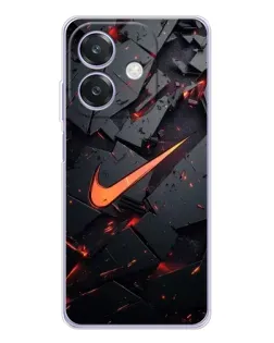 Чохол для OPPO A3x з картинкою «Nike — ефект розломів»