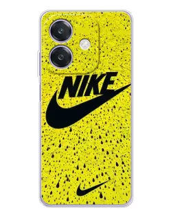 Чохол для OPPO A3x з картинкою «Жовтий текстурний Nike»