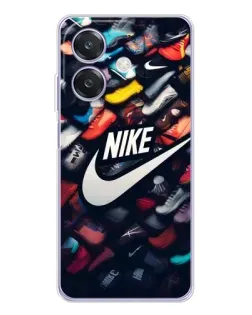 Чохол для OPPO A3x з картинкою «Колекція кросівок Nike»