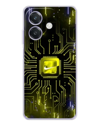 Чохол для OPPO A3x з картинкою «Nike — золота іскра» Чохол для OPPO A3x з картинкою «Nike — золота іскра»