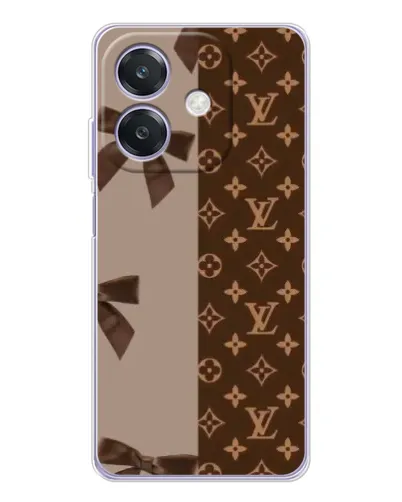 Чехол для OPPO A3x с картинкой «Louis Vuitton — банты»