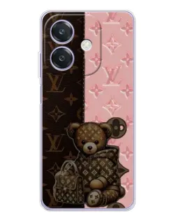 Чехол для OPPO A3x с картинкой «Мишка в стиле LV» Чехол для OPPO A3x с картинкой «Мишка в стиле LV»