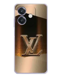 Чехол для OPPO A3x с картинкой «LV — золотое сияние» Чехол для OPPO A3x с картинкой «LV — золотое сияние»